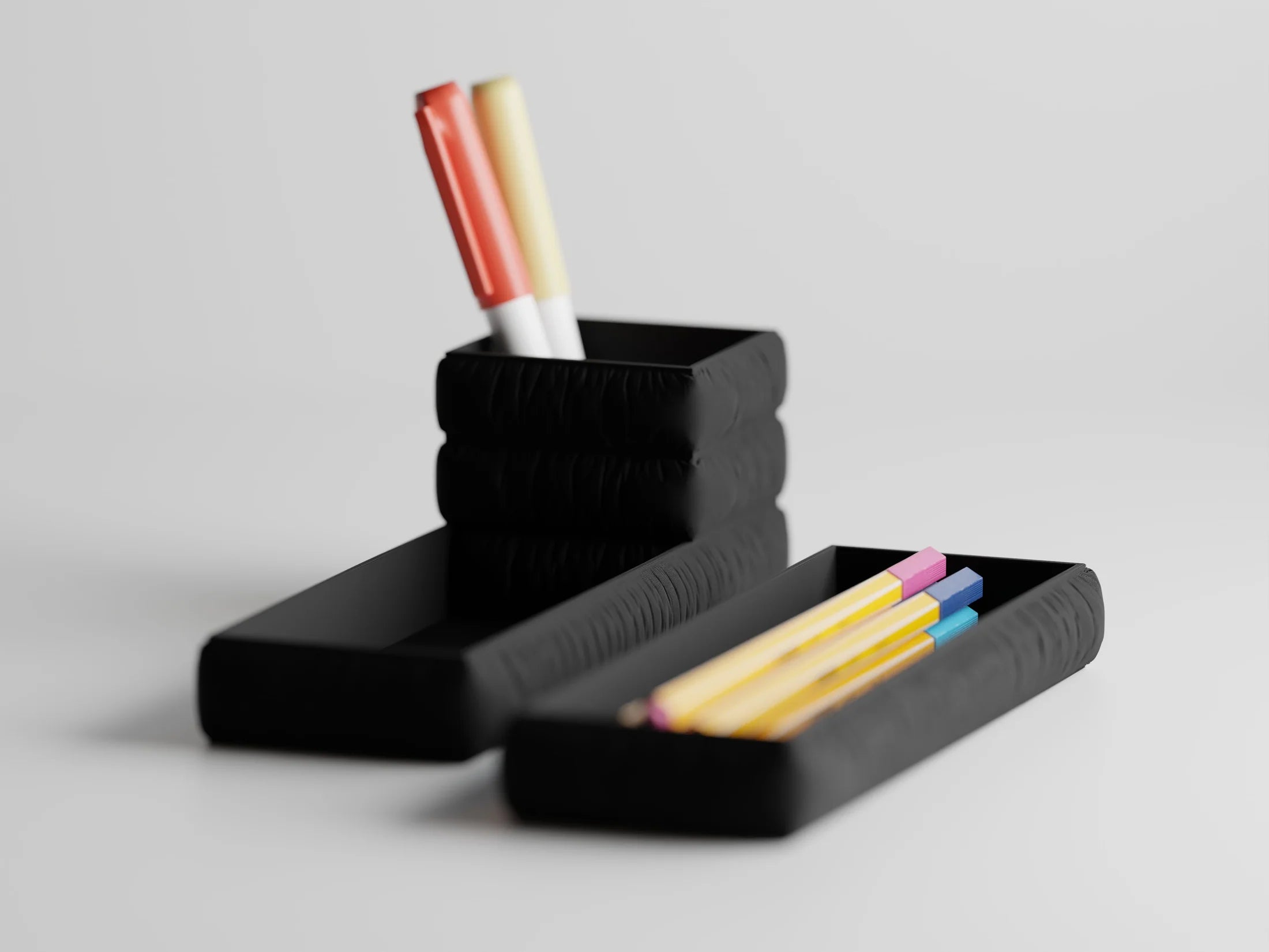 Desk Pen Holder Set