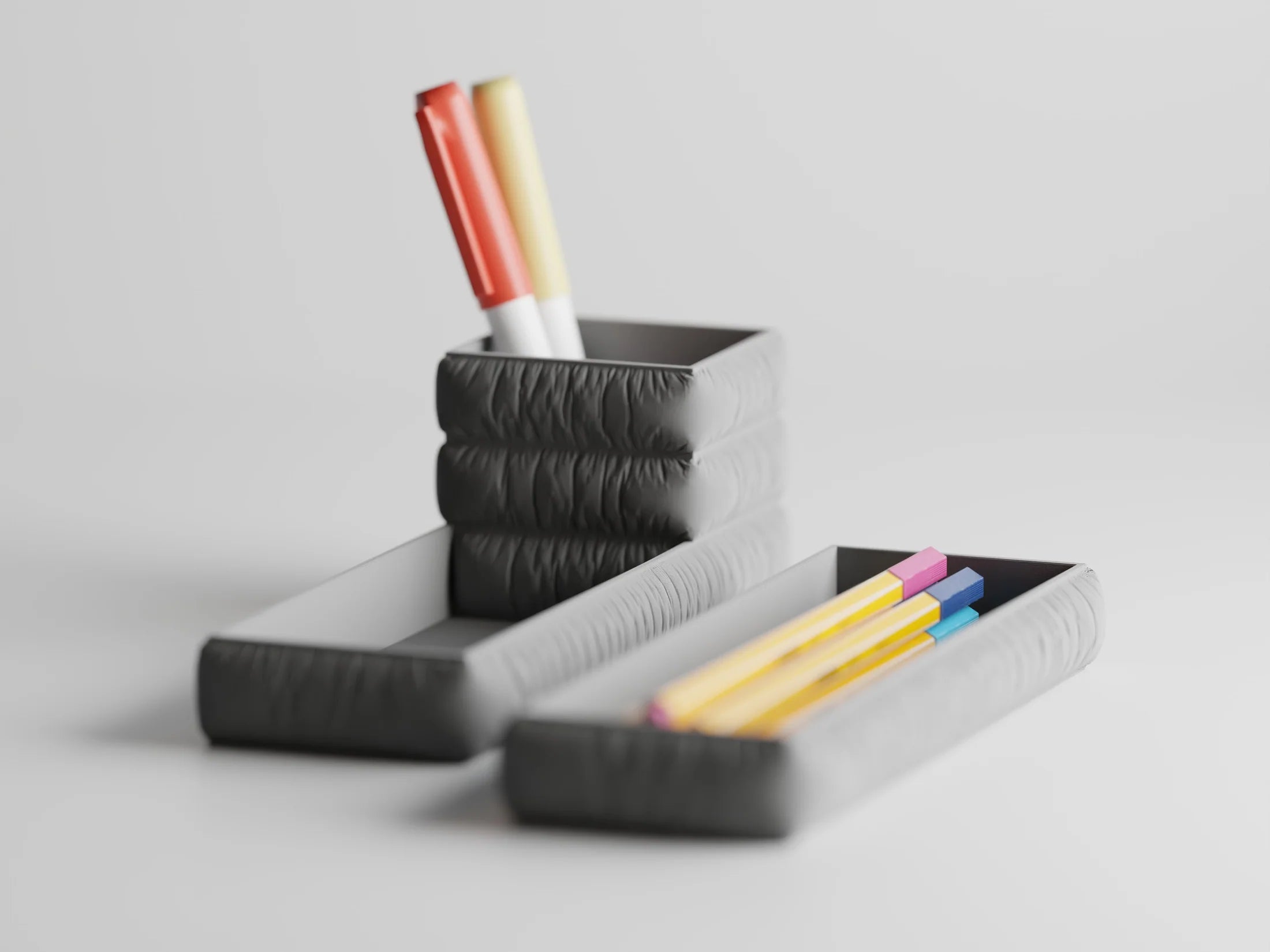Desk Pen Holder Set