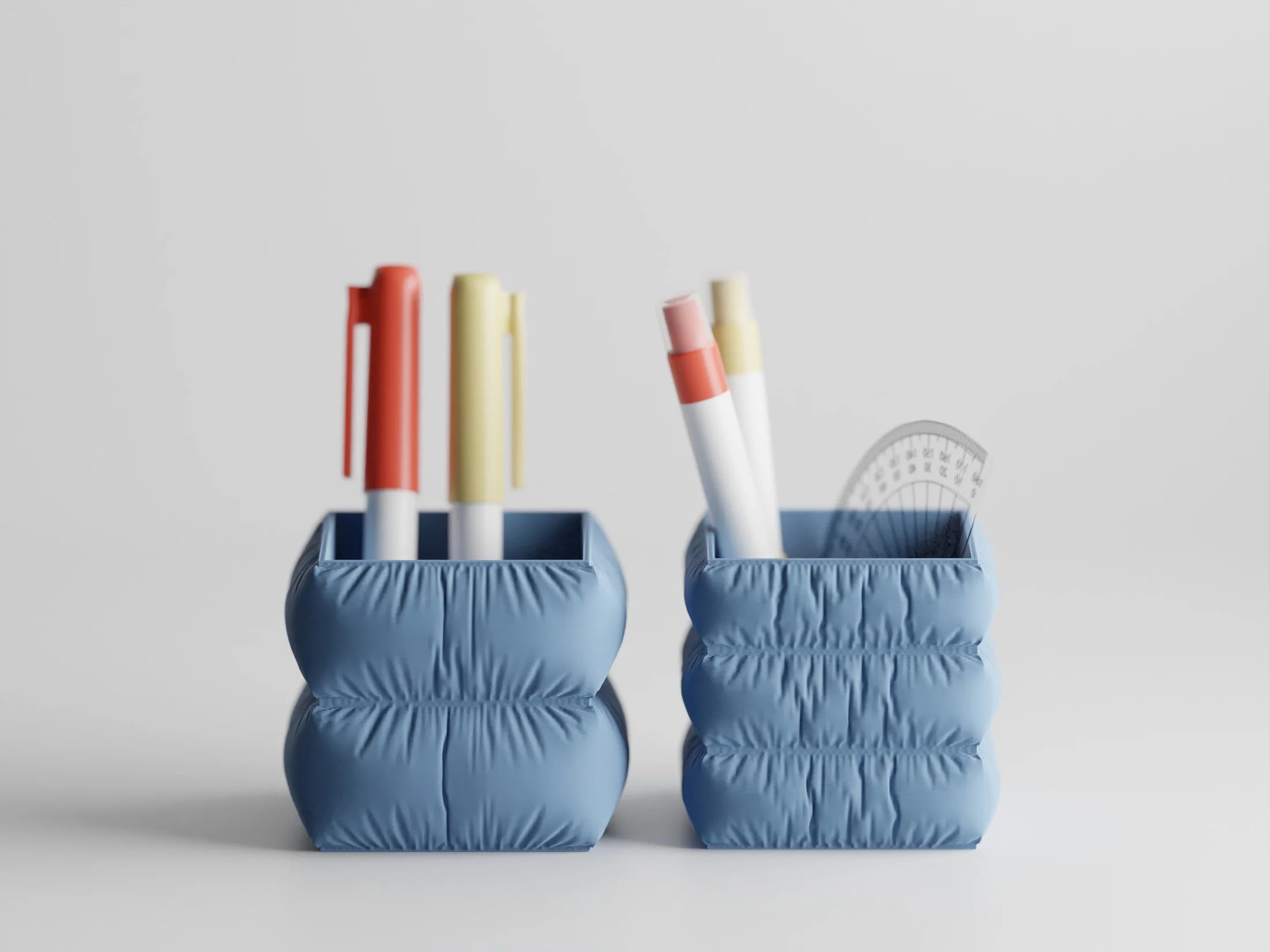 Set Fluffy pen holder