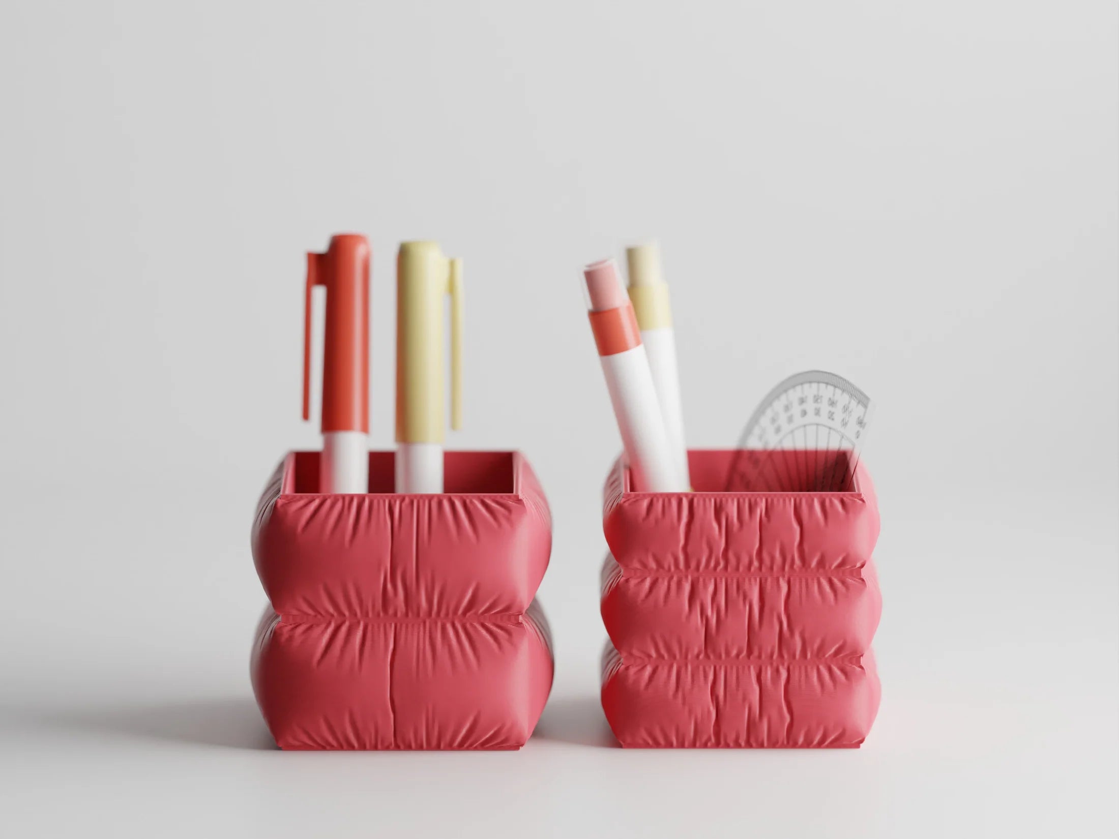 Set Fluffy pen holder