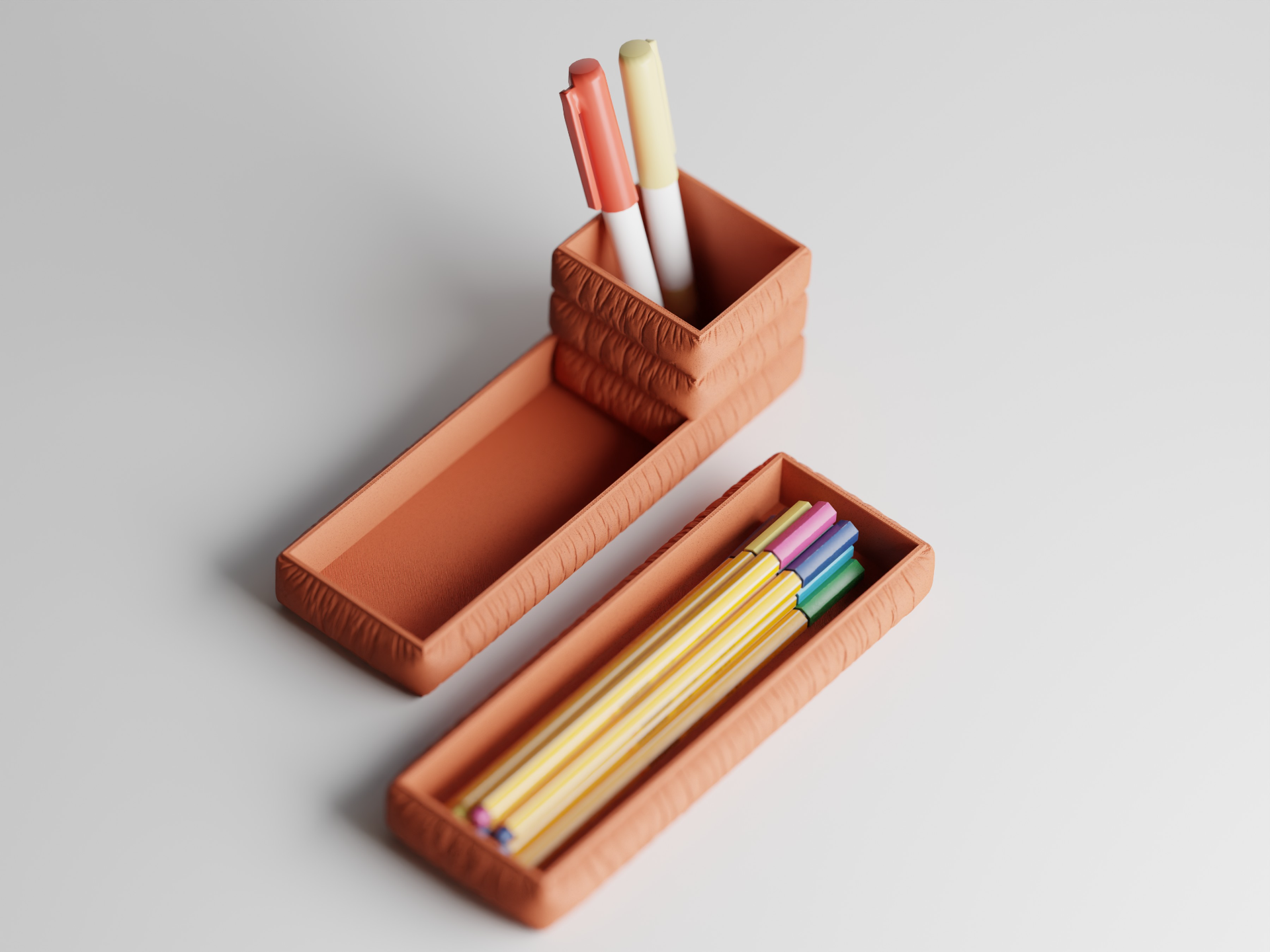 Desk Pen Holder Set