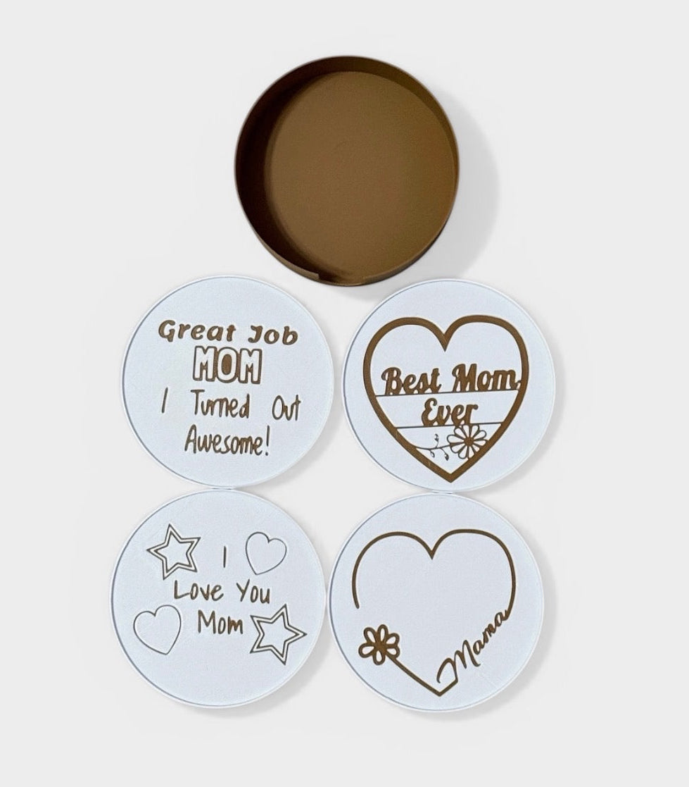 Personalized Mother’s Day Coaster