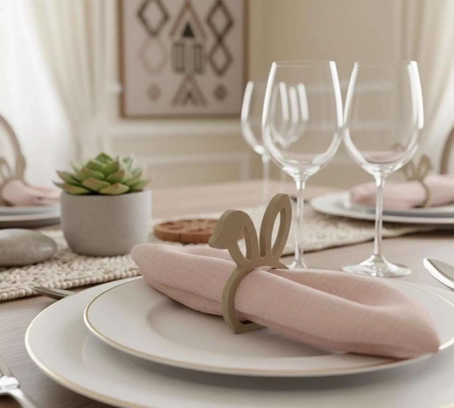 Napkin ring "Bunny ears"