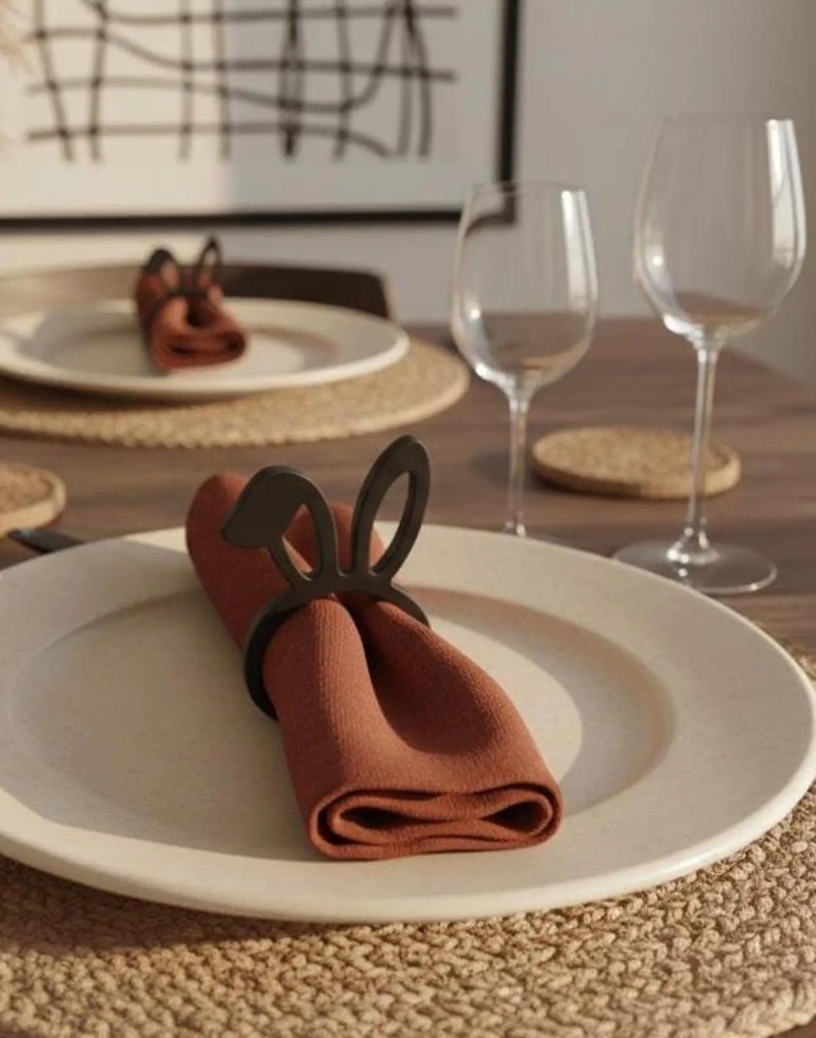 Napkin ring "Bunny ears"