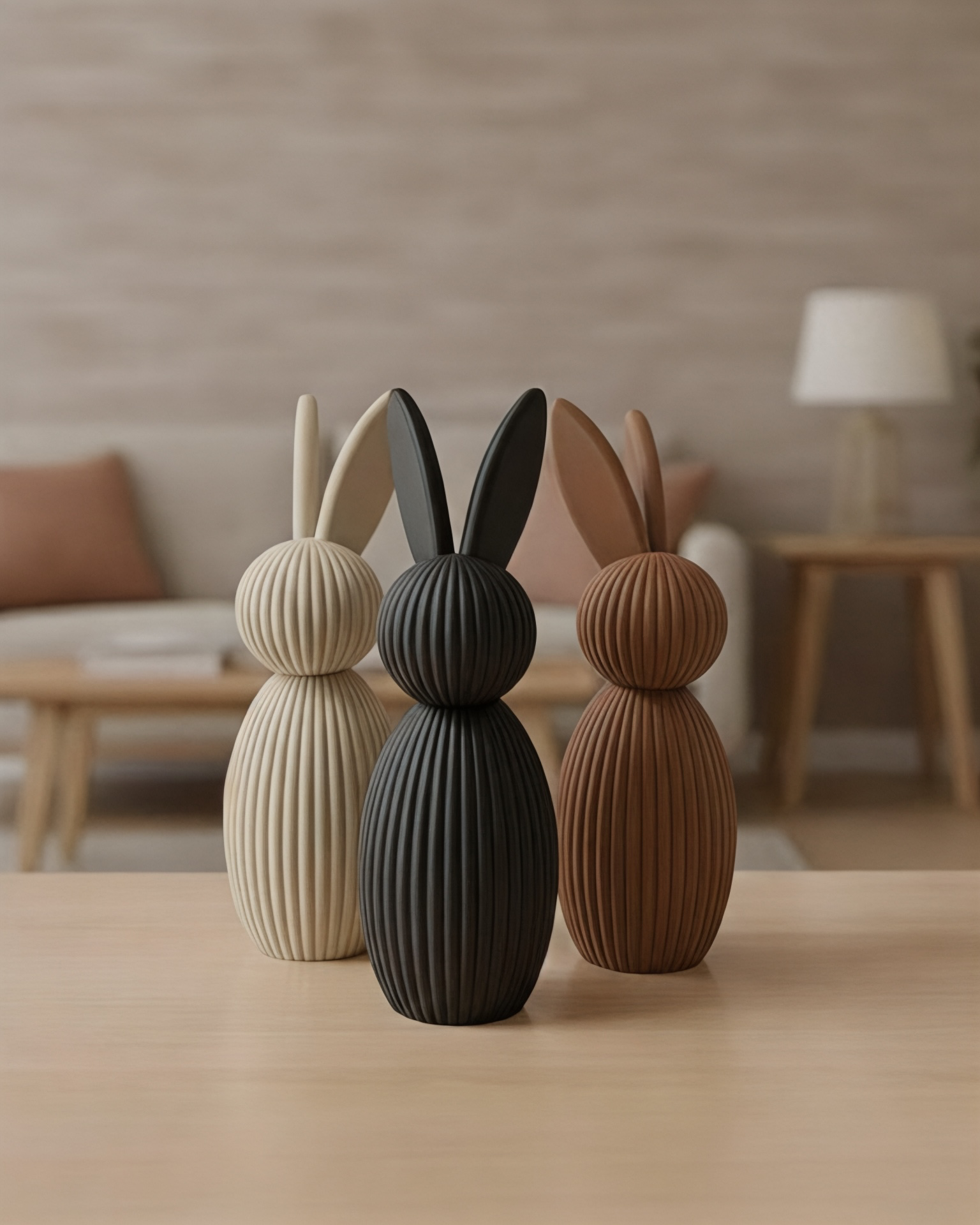 Minimalist Easter Bunny