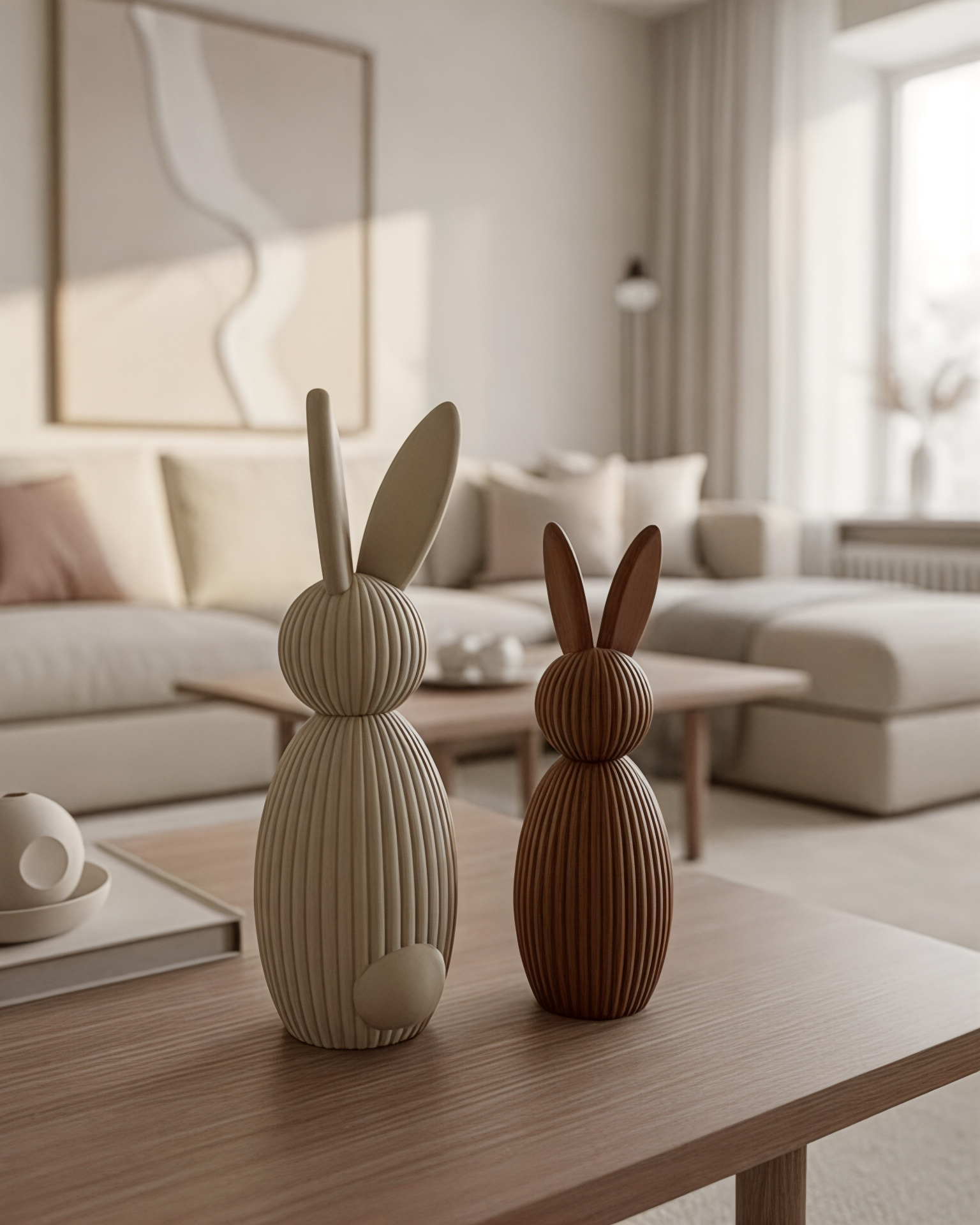 Minimalist Easter Bunny