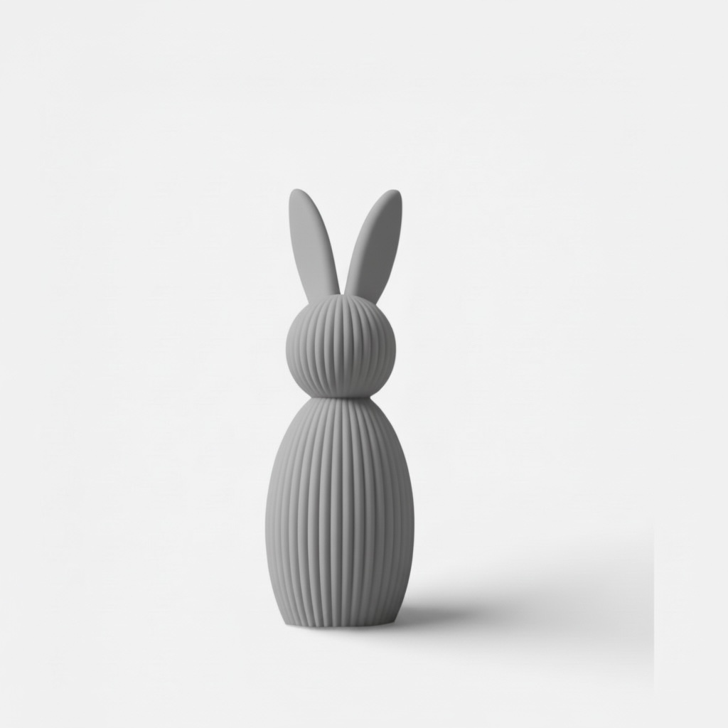 Minimalist Easter Bunny