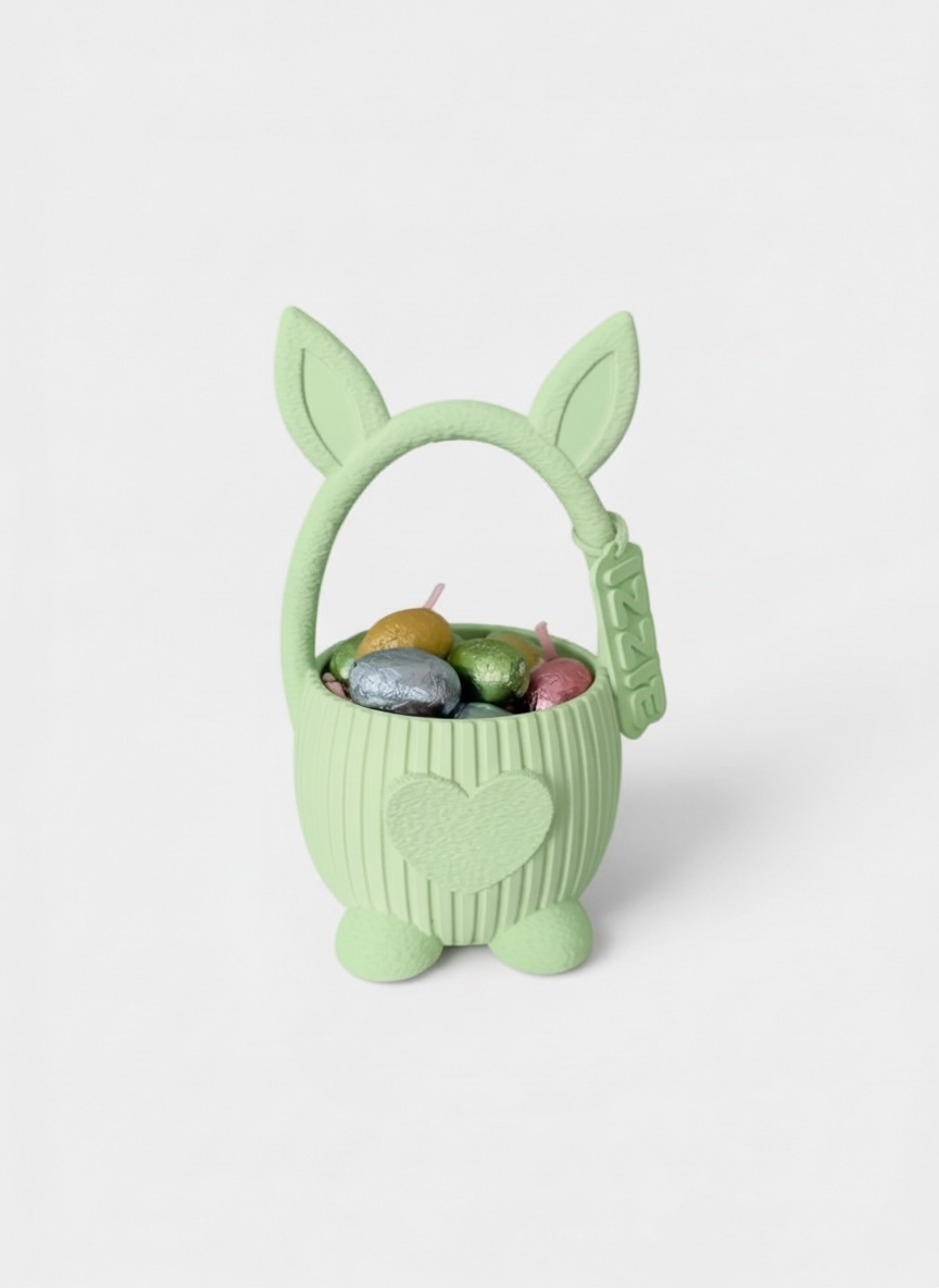 BunnyHop Kids Easter Basket WITH TAG NAME