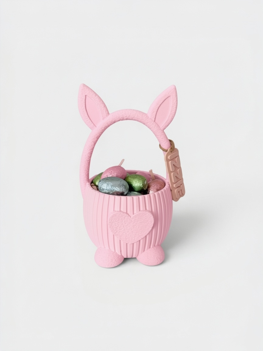 BunnyHop Kids Easter Basket WITH TAG NAME