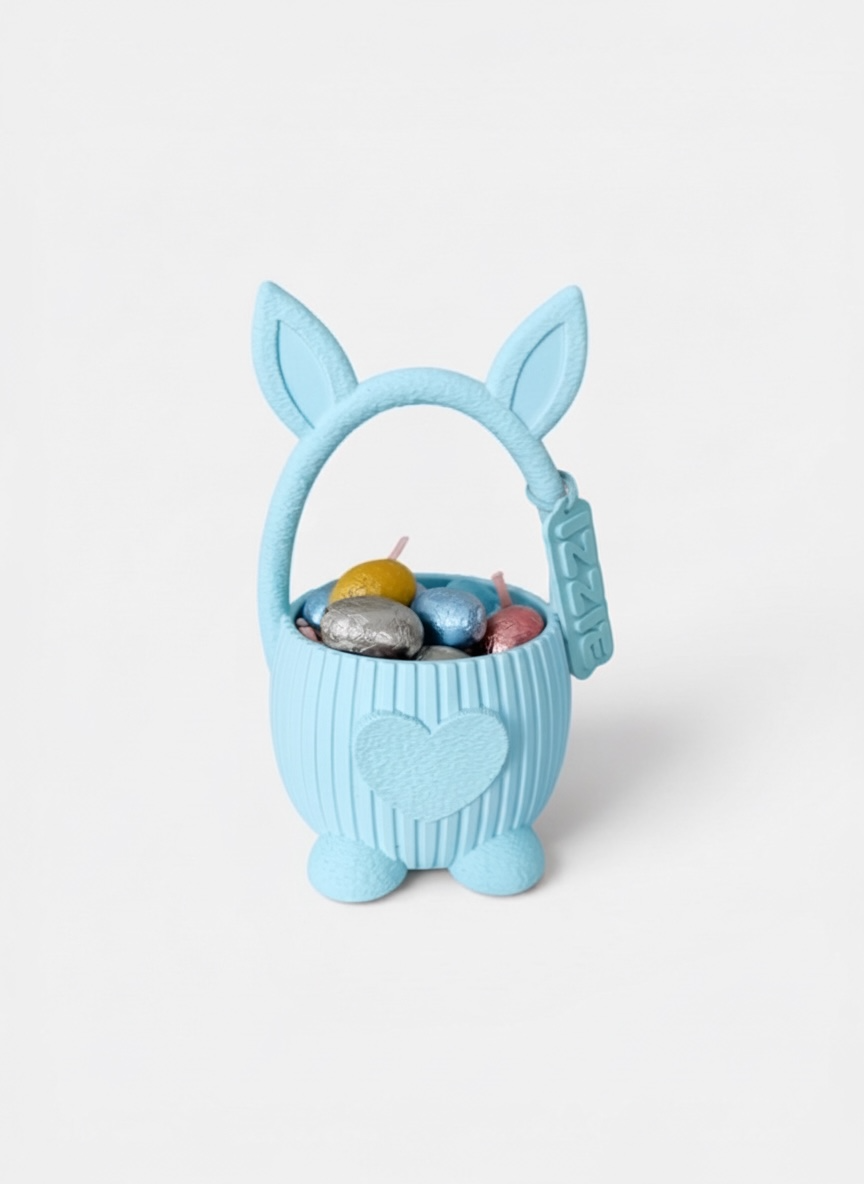 BunnyHop Kids Easter Basket WITH TAG NAME