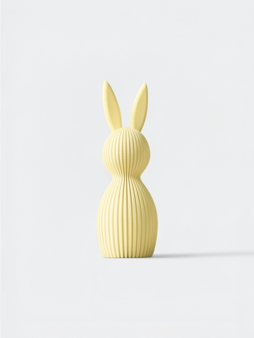 Modern Easter Bunny Figurine