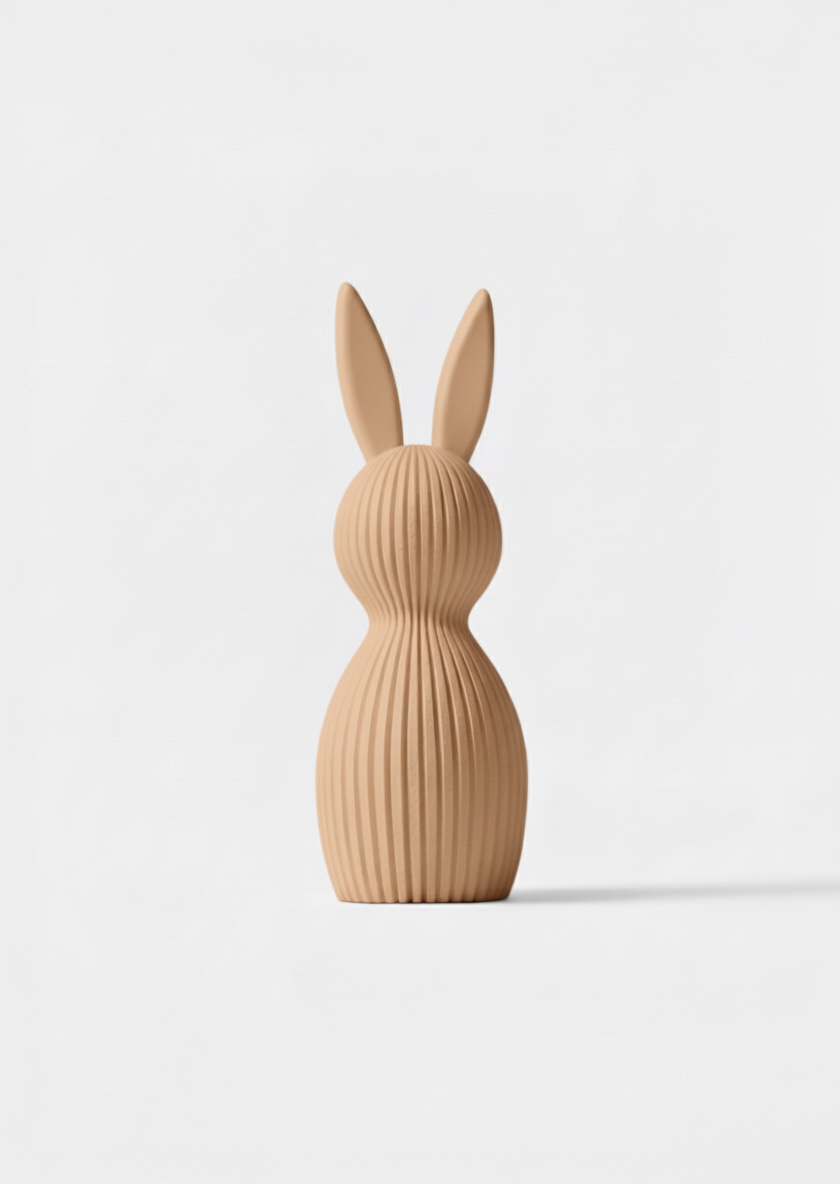 Modern Easter Bunny Figurine