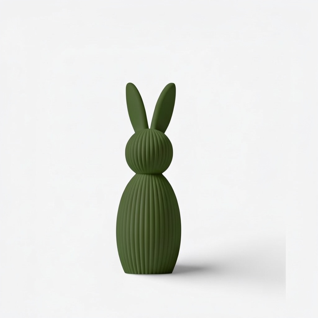 Minimalist Easter Bunny