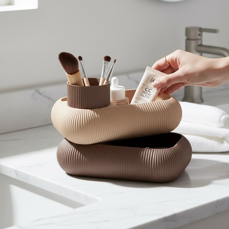 Rotating Makeup Organizer
