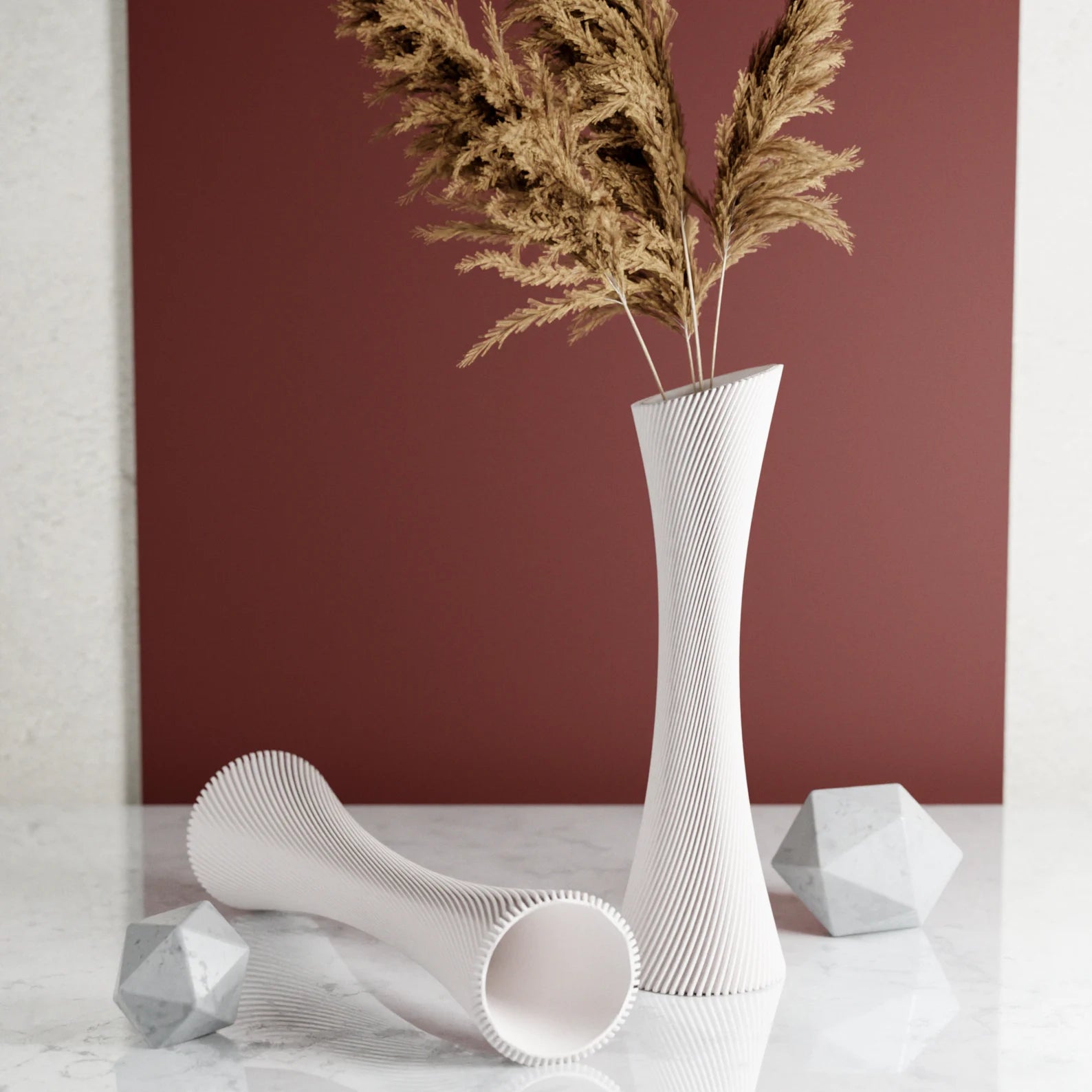 Spiral Single Rose Vase