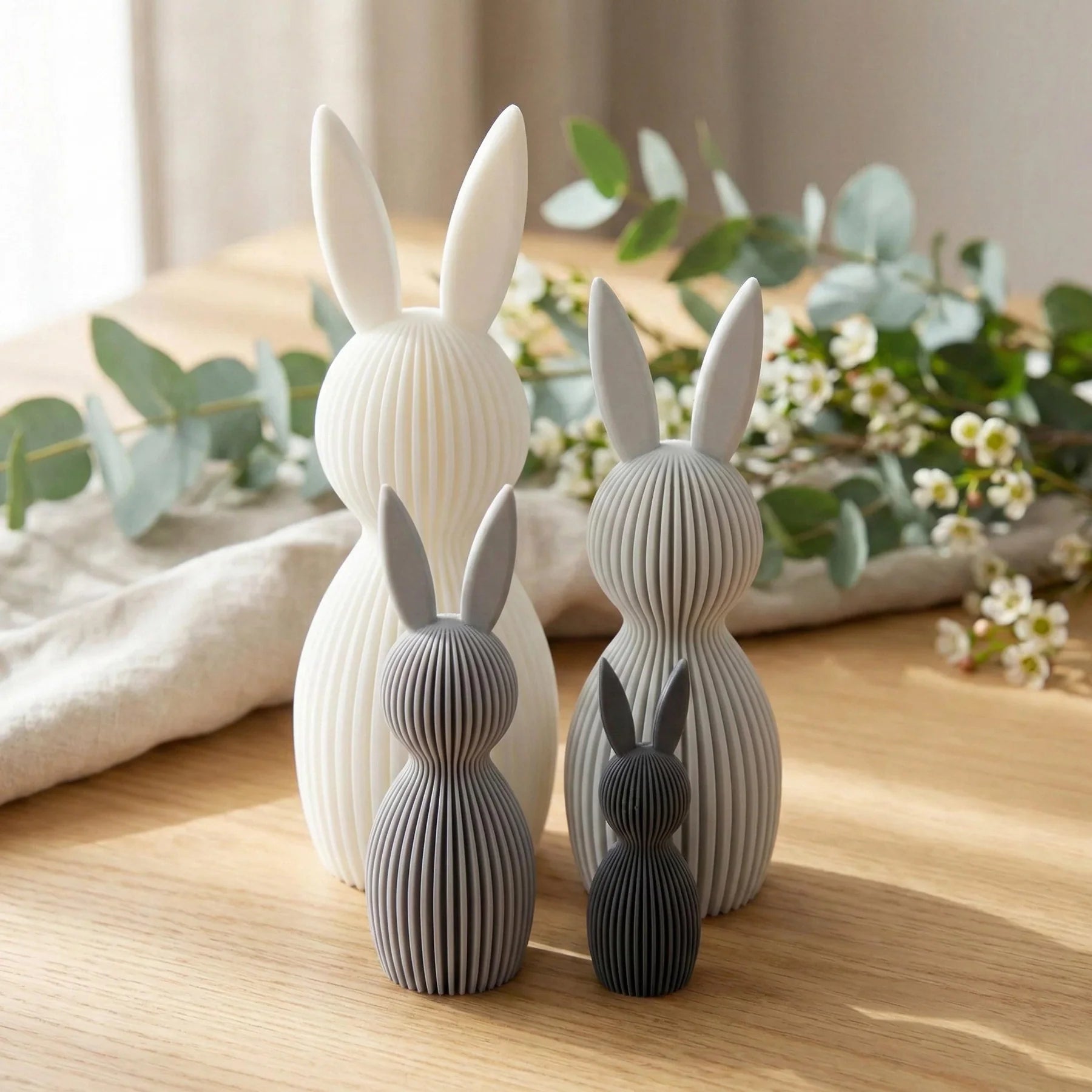 Modern Easter Bunny Figurine