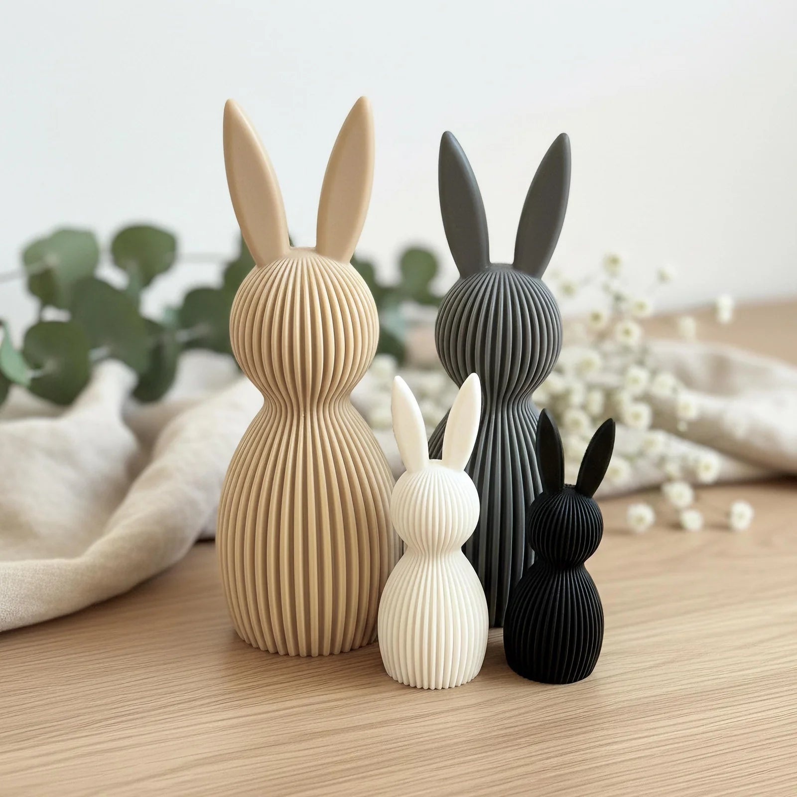 Modern Easter Bunny Figurine